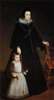 Velazquez, Diego Rodriguez de Silva - Dona Antonia de Ipenarrieta y Galdos and her Son Luis